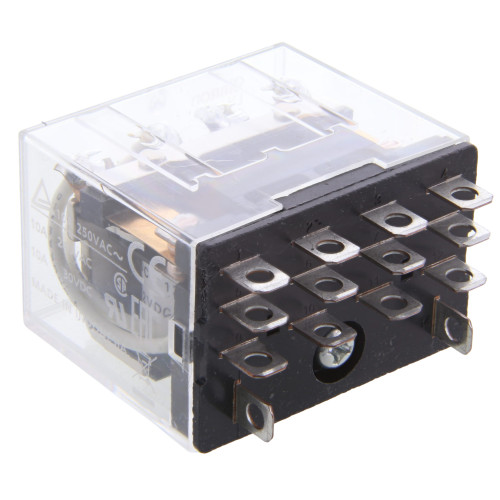 12V DC 4PDT Industrial Relay - 10A 240VAC/28VDC - Compatible with JBT & FMC Ground Support Equipment