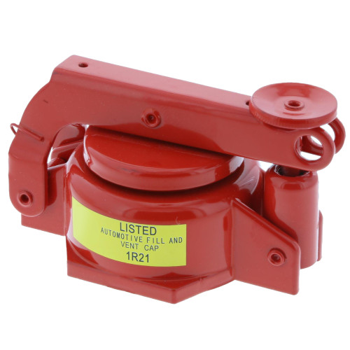 2" Fuel Tank Cap - Red Metal NPS Thread Compatible with Ground Support Equipment (GSE)