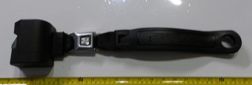 2-Point 2-Inch ALR Lap Seat Belt, Black Web for Ground Support Equipment