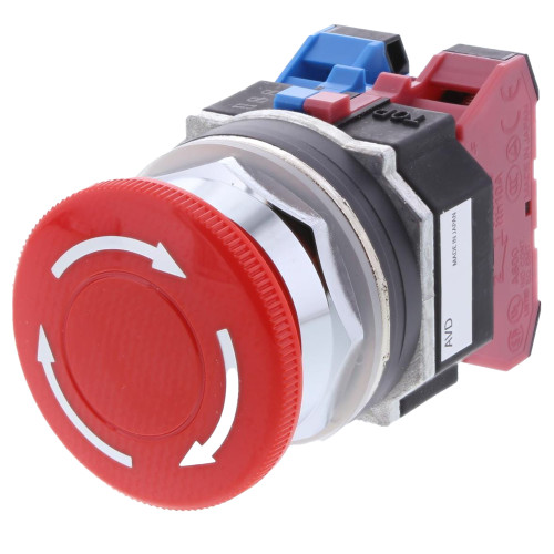 SWITCH, E-STOP W/1 NC & 1 NO CNTCT BLCK-AVD311NUR