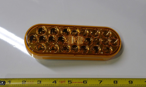 LED Amber Light, 24 Diode, 12V for Aviation Ground Support Equipment