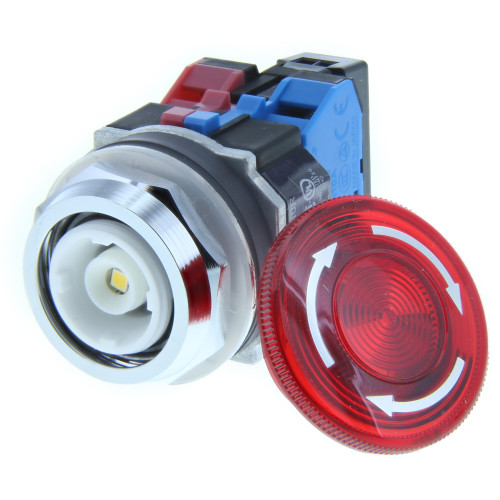 Illuminated 30mm Emergency Stop Switch for Ground Support Equipment