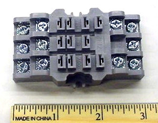 Relay Socket for Stewart & Stevenson GT-90/100C, GT-1628, TLD PSC 2500 & Trilectron Models