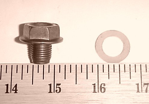 Drain Oil Plug 1/2-20 for Ford CSG649, Harlan HTAG, Tiger TIG, United Tractor SML 340 Series