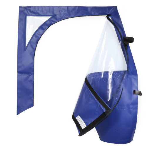 Vinyl Right-Hand Door in Blue for Ground Support Equipment