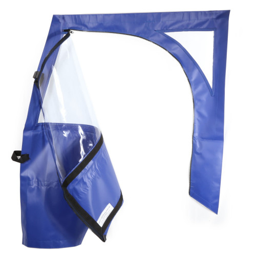 Vinyl Left-Hand Door - Blue for Ground Support Equipment