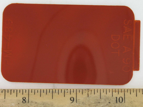 REFLECTOR, AMBER RECTANGULAR