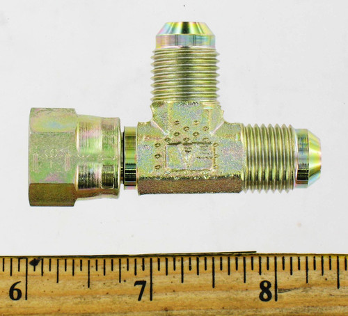 Swivel Nut Tee 6JIC-6JIC-6JIC for FMC, JBT, TUG Ground Support Equipment