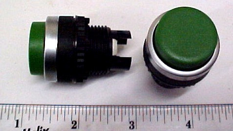 BUTTON, PUSH GREEN-23967