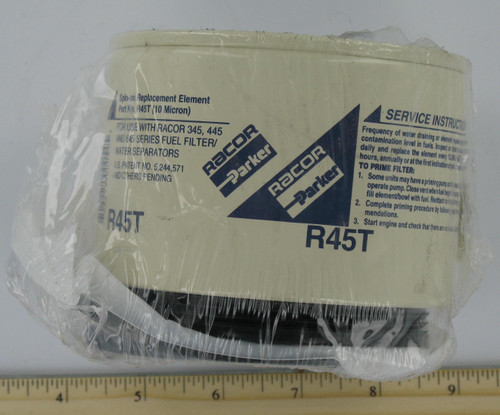 Fuel Filter, Spin-On, 10 Micron Element for Ground Support Equipment