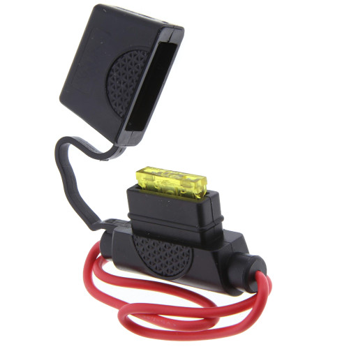 HOLDER, IN LINE FUSE W/CAP-FHAC1
