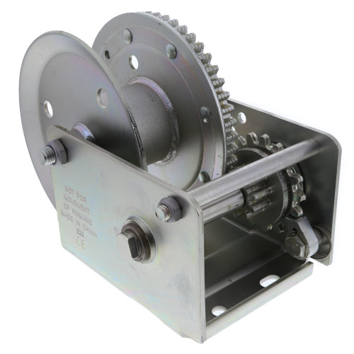 Frame Mounted Winch with Handle for Ground Support Equipment