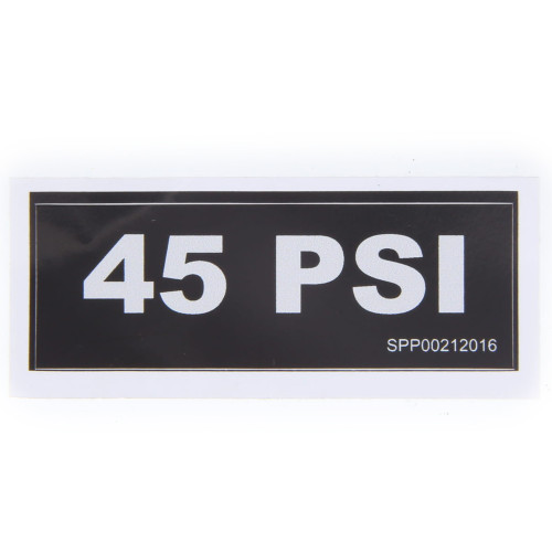 45 PSI Decal for TUG 660, M1A, M7, MH, MZ