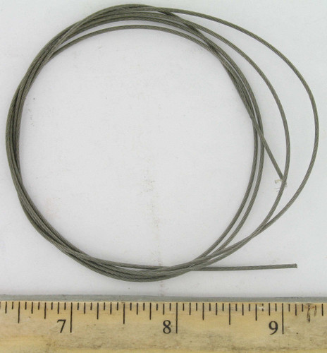 CABLE, .032IN 7X7 SS COATED TO .037IN-CBL110