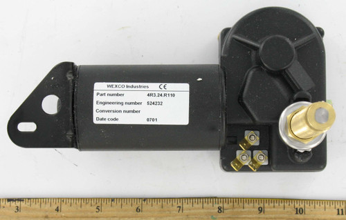 24V Wiper Motor with 3-Inch Shaft for Ground Support Equipment