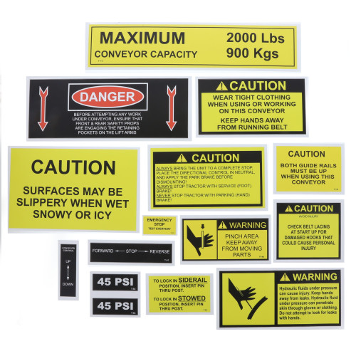 Decal for Belt Loader Kit 660 - Compatible with TUG 660, 661, 663
