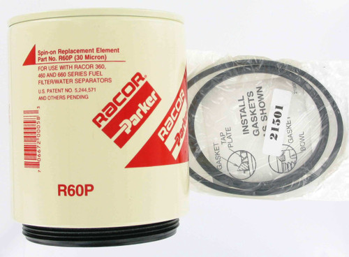 Fuel Water Separator Filter, 30 Micron for Ground Support Equipment