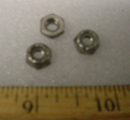 Nylock Nut 10-32 Stainless Steel Thin - Ground Support Equipment Part