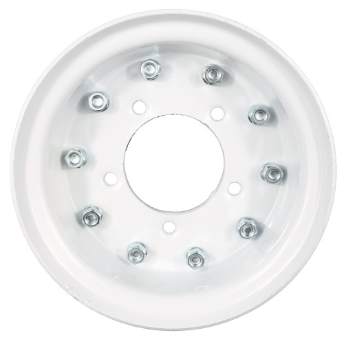 10" x 5" Split White Rim