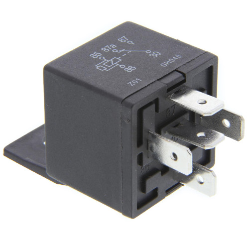 30 Amp 12V SPDT Relay with Mounting Bracket for Ground Support Equipment