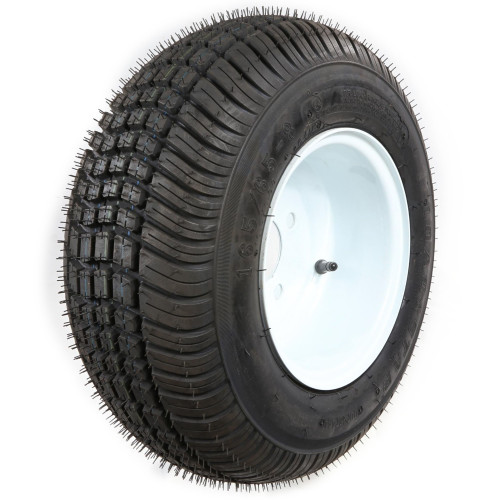 165X65X8 Tire with 4-Hole White Rim for Ground Support Equipment