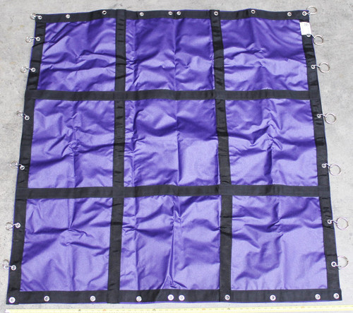 Purple Cordura Curtain with Rings for Ground Support Equipment