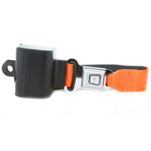Retractable Orange Seat Belt - 69 Inch Length for Ground Support Equipment