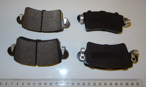PADS, SET OF 4 REAR BRAKE T135 EVO-7701206763