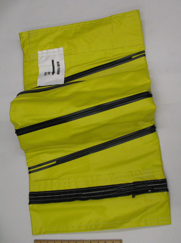 RAMPTECH 12" x 3ft Lead In Duct with Cuff Zipper for Ground Support Equipment