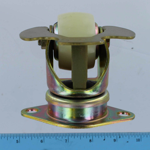 RAMPTECH Caster with Toe-Guard Diamond Plate for Ground Support Equipment