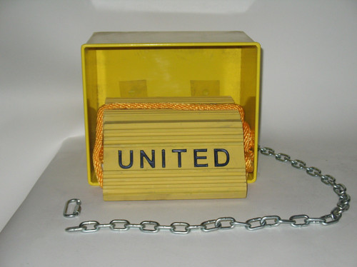 Ramptech Chocks and Box with Chain Set for Ground Support Equipment