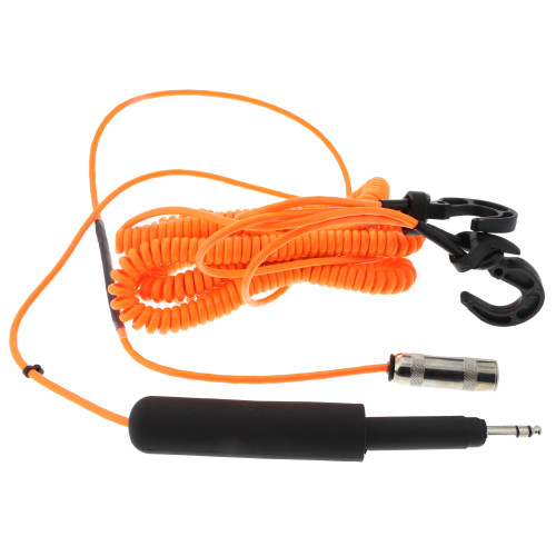 Orange 26 ft Communication Cable Coil for Ground Support Equipment