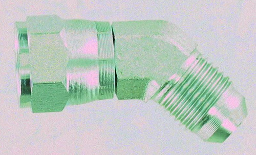 45-Degree Fitting, 1/4" Male x 1/4" Female for FMC & JBT Aerotech GSE Models