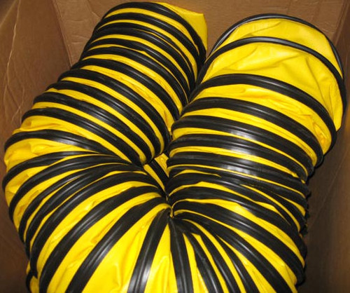 RAMPTECH 10" x 25' Duct with ISP Cuff for Ground Support Equipment