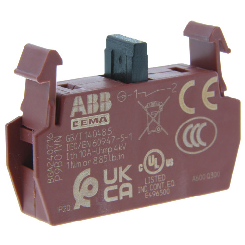 BLOCK, CONTACT NORMALLY CLOSED-ESB571