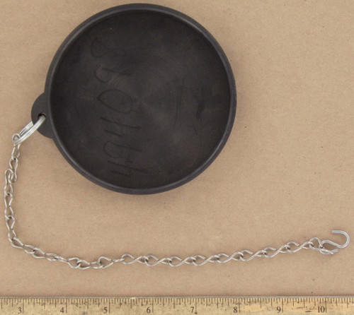 3-Inch Dust Cap with Lanyard for Ground Support Equipment