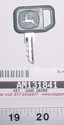 KEY- JOHN DEERE-AM131841