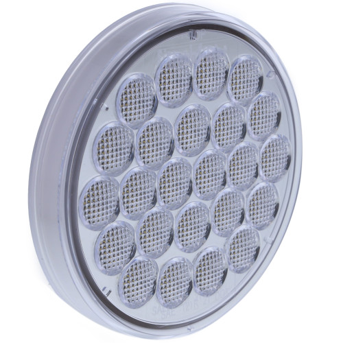Clear Backup 4" Round 12V LED Lamp for Ground Support Equipment