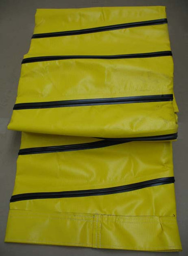 RAMPTECH 14" x 50' Premium Cuff Zipper Duct for Ground Support Equipment