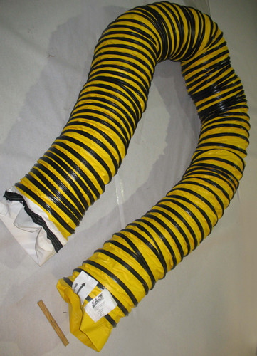 RAMPTECH 14" x 30' Duct with Cuff Zipper for Ground Support Equipment
