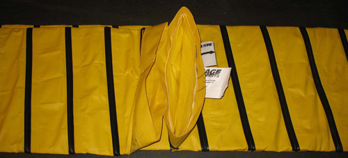 RAMPTECH 12" x 50' Duct with Premium Cuff & Velcro for Ground Support Equipment