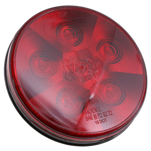 Red LED 4-Inch Round Lamp for Ground Support Equipment