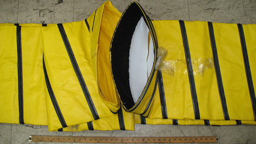 RAMPTECH 12" x 20ft Duct with Velcro Cuff for Ground Support Equipment