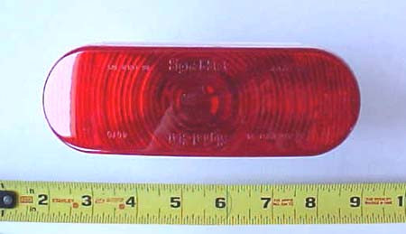Red Oval Signal Lamp for Aviation Ground Support Equipment