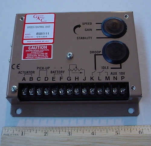 Speed Control Unit for Aviation Ground Support Equipment