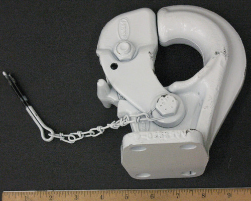 Hook Pintle White with Cotter Pin for Aviation Ground Support Equipment