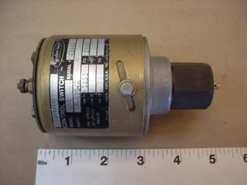 Overspeed Switch for Aviation Ground Support Equipment