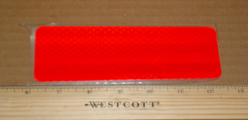 Reflector Red 1.97 x 6.3 for Aviation Ground Support Equipment