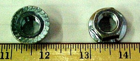 Nut Lug Flanged Lock 1/2 x 20 for Aviation Ground Support Equipment