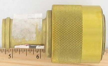 Coupling for Lavatory Rinse and Fill Semi Stretch Ground Support Equipment
